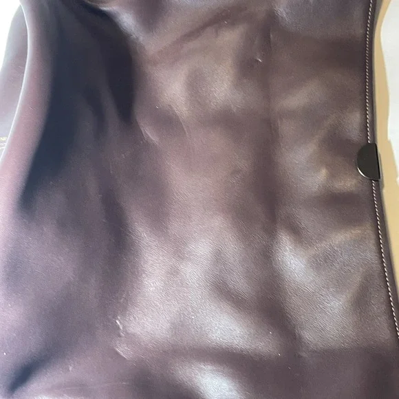 Coach Bedford Smooth Glovetanned Leather Hobo Handbag Oxblood - Picture 7 of 11